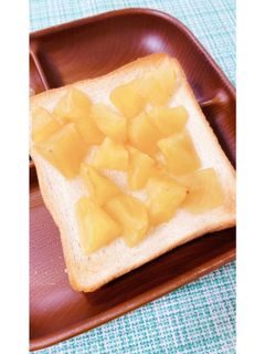 ほんのり甘い*リンゴのフィリングトースト-レシピのメイン写真