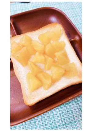 ほんのり甘い＊リンゴのフィリングトースト-レシピのメイン写真