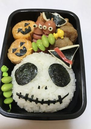 ハロウィンキャラ弁-レシピのメイン写真
