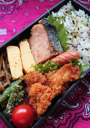 2020/10/27 和風ミックス弁当-レシピのメイン写真