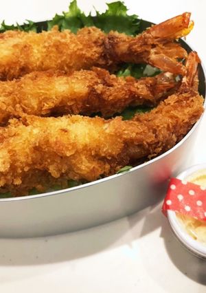 のっけ弁当(海老フライ)-レシピのメイン写真