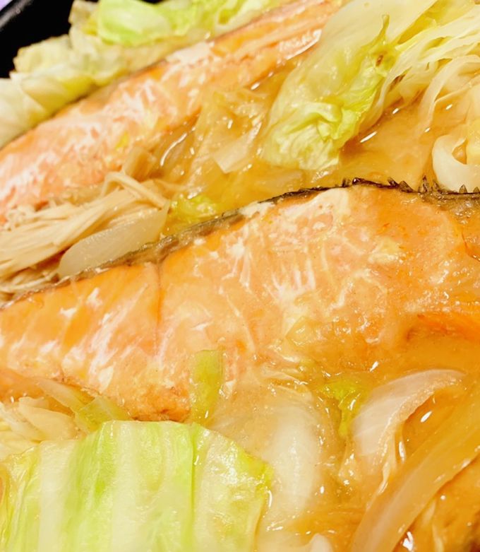 塩鮭で作れる簡単お味噌のちゃんちゃん焼き-レシピのメイン写真