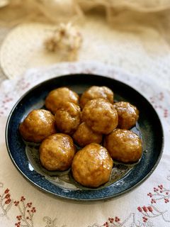レンジで作るれんこん入りふんわり鶏団子-レシピのメイン写真