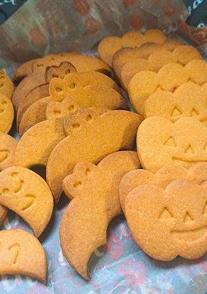 ハロウィンかぼちゃクッキー-レシピのメイン写真