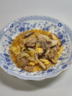 白菜の炒め物 ケチャップ味で-レシピのメイン写真