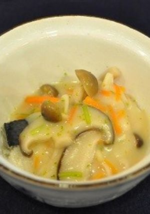 鰆の蒸し物　きのこの白味噌あんかけ-レシピのメイン写真