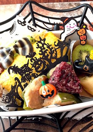 オムライスとミニおにぎり弁当-レシピのメイン写真