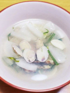 [韓国料理] アサリのスープ-レシピのメイン写真