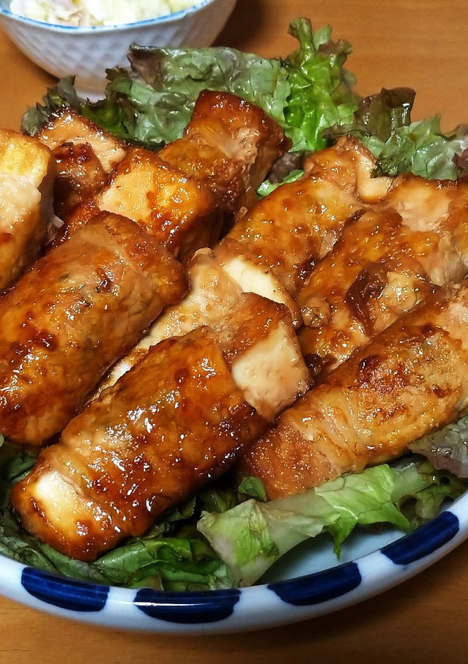 ほじそ香る♡厚揚げの豚肉巻き-レシピのメイン写真