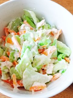 キャベツと人参のツナマヨサラダ-レシピのメイン写真