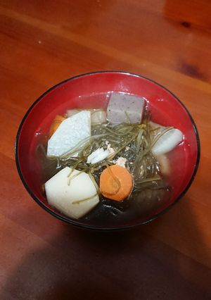 体の芯からポカポカ根菜昆布汁-レシピのメイン写真