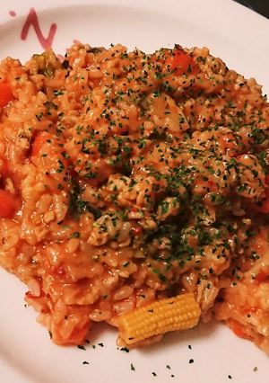 野菜ごろごろ簡単トマトリゾット風-レシピのメイン写真