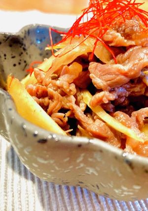 お弁当用♡私的♡牛ごぼう♡-レシピのメイン写真