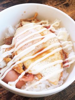ずぼら目玉照り焼き丼-レシピのメイン写真