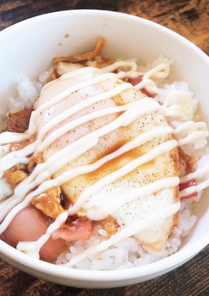 ずぼら目玉照り焼き丼-レシピのメイン写真