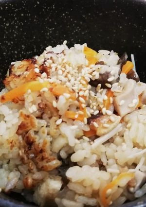 ごぼう香る炊き込みご飯-レシピのメイン写真