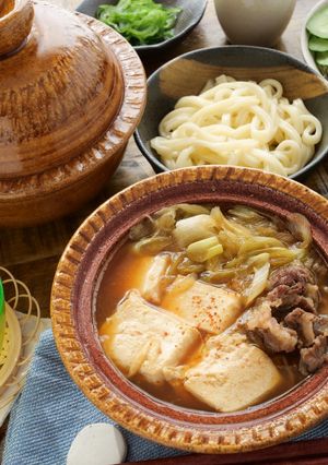 レンジで超簡単！牛バラ肉の熱々肉豆腐-レシピのメイン写真