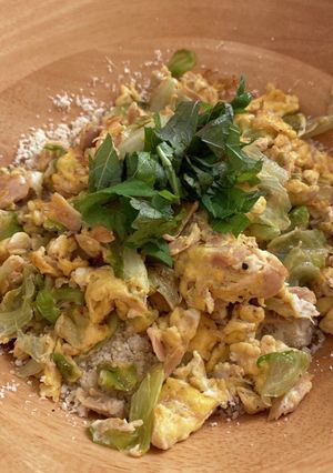 ダイエットに◎ずぼらなツナと卵のおから丼-レシピのメイン写真