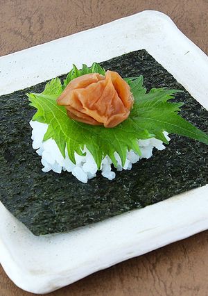 手巻ごはん梅と青じそ-レシピのメイン写真