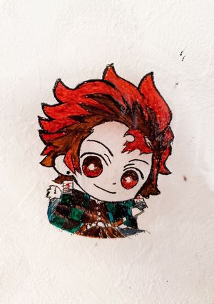鬼滅の刃伝次郎 オブラートアートキャラ弁-レシピのメイン写真