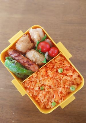 チキンライス弁当♪-レシピのメイン写真