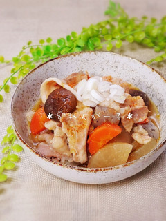 圧力鍋で簡単♡もつと豚バラの味噌煮♡-レシピのメイン写真