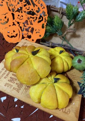 ハロウィン☆カボチャパン-レシピのメイン写真