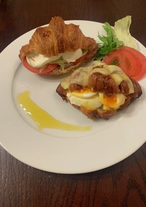 朝ごはんを食べよう！クロワッサンアレンジ-レシピのメイン写真