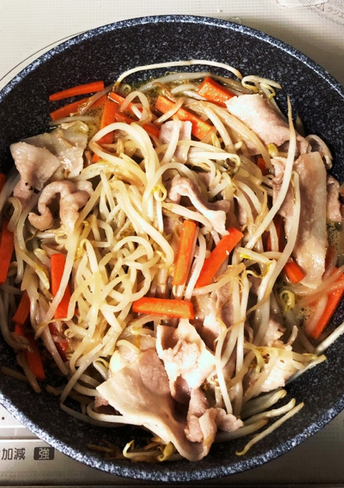 豚肉ともやしの簡単炒め-レシピのメイン写真