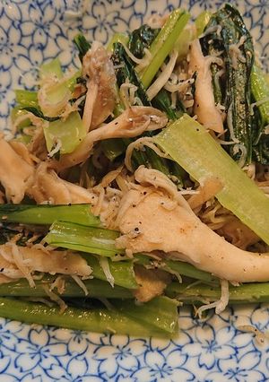 簡単!じゃこと小松菜の炒め物 我が家流-レシピのメイン写真