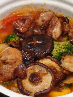 彩り豊か 椎茸と鶏胸肉のトマト煮-レシピのメイン写真