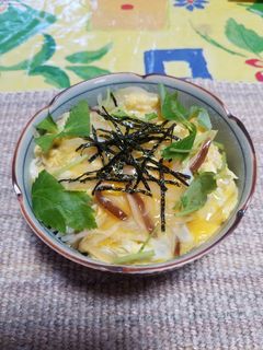 超簡単!レンジで玉子丼-レシピのメイン写真