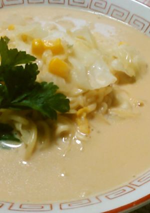 クリームコーン味噌ラーメン-レシピのメイン写真
