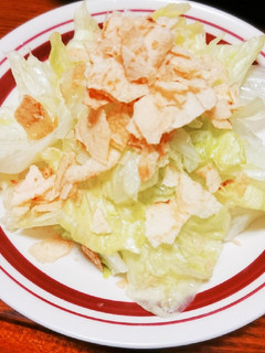 ポテトチップス レタスサラダ-レシピのメイン写真