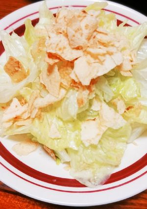 ポテトチップス レタスサラダ-レシピのメイン写真
