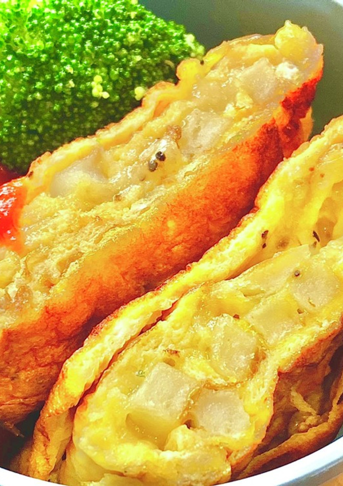 じゃがチーズ卵焼き！　タロの弁当番外編-レシピのメイン写真