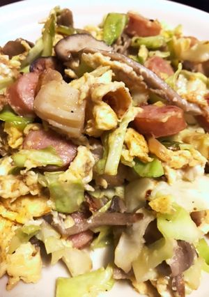 キャベツと玉子の炒め物-レシピのメイン写真