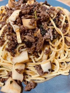 ひき肉の和風パスタ-レシピのメイン写真