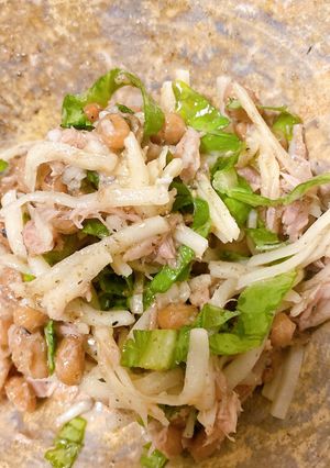 納豆とツナ缶、チーズの和え物-レシピのメイン写真