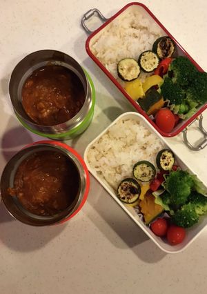 サバ缶カレー弁当-レシピのメイン写真