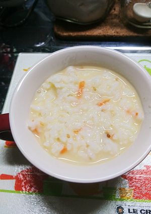 随時で簡単！みるく粥q(^-^q)-レシピのメイン写真