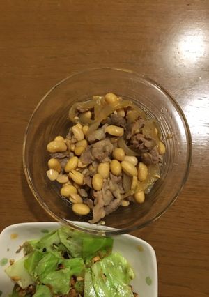 生姜香る！豚バラと大豆の煮物-レシピのメイン写真
