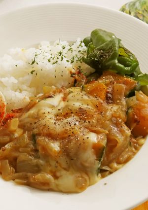 簡単でおいしい♡旬の南瓜で焼チーズカレー-レシピのメイン写真