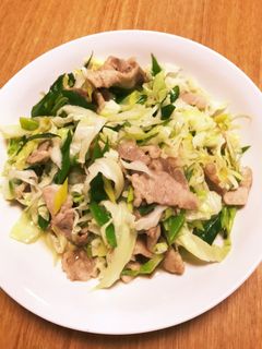 タップリねぎとキャベツのクタクタ豚肉炒め-レシピのメイン写真