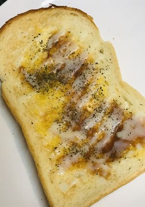 スイーツ系●きなこペースト＆練乳トースト-レシピのメイン写真