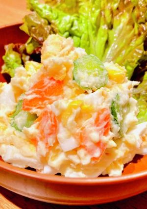 スーパーのお惣菜意識♡卵ポテトサラダ♡-レシピのメイン写真
