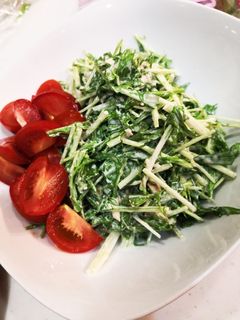 水菜のワサビ和え-レシピのメイン写真