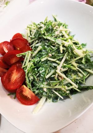 水菜のワサビ和え-レシピのメイン写真