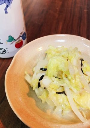 無限白菜の柿酢かけ-レシピのメイン写真