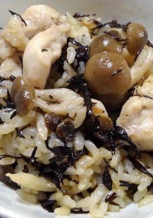 レクチンフリーひじきしめじの炊き込みご飯-レシピのメイン写真